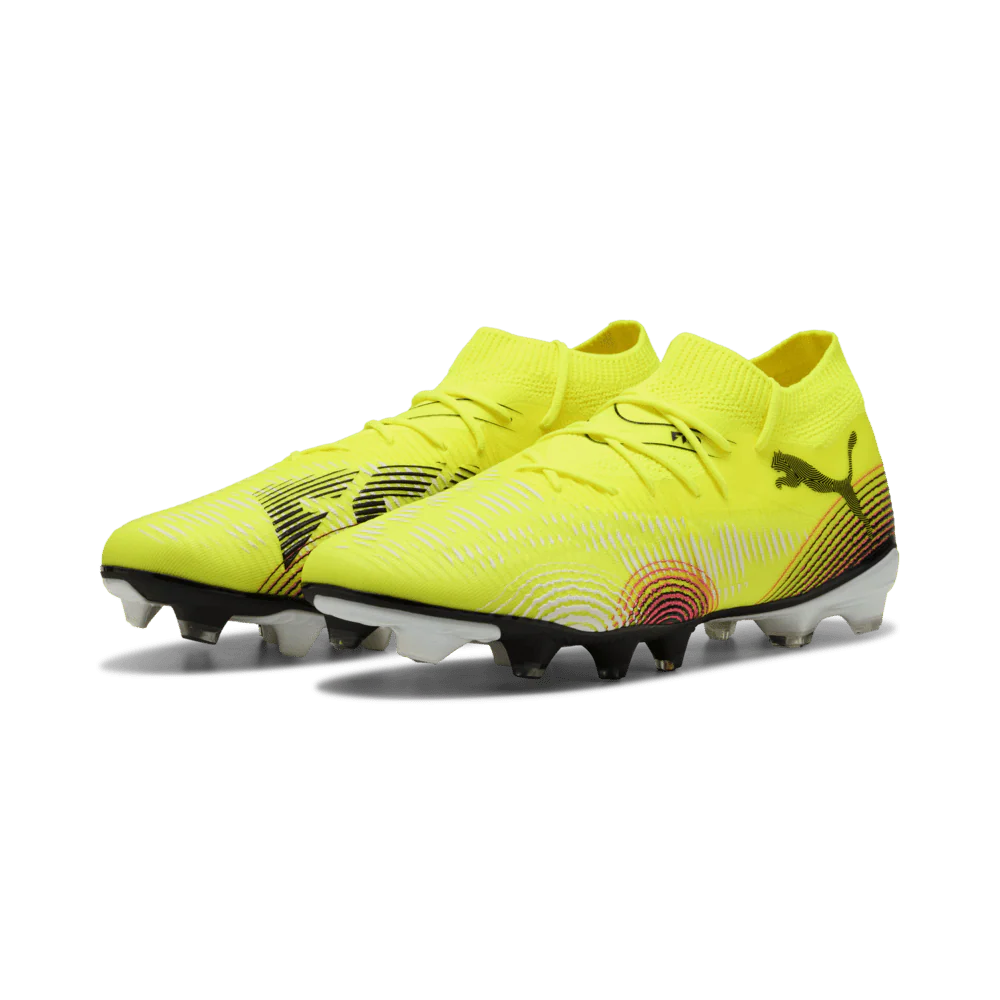 PUMA Future 8 Match FG AG Firm Multi Ground Soccer Cleats Yellow