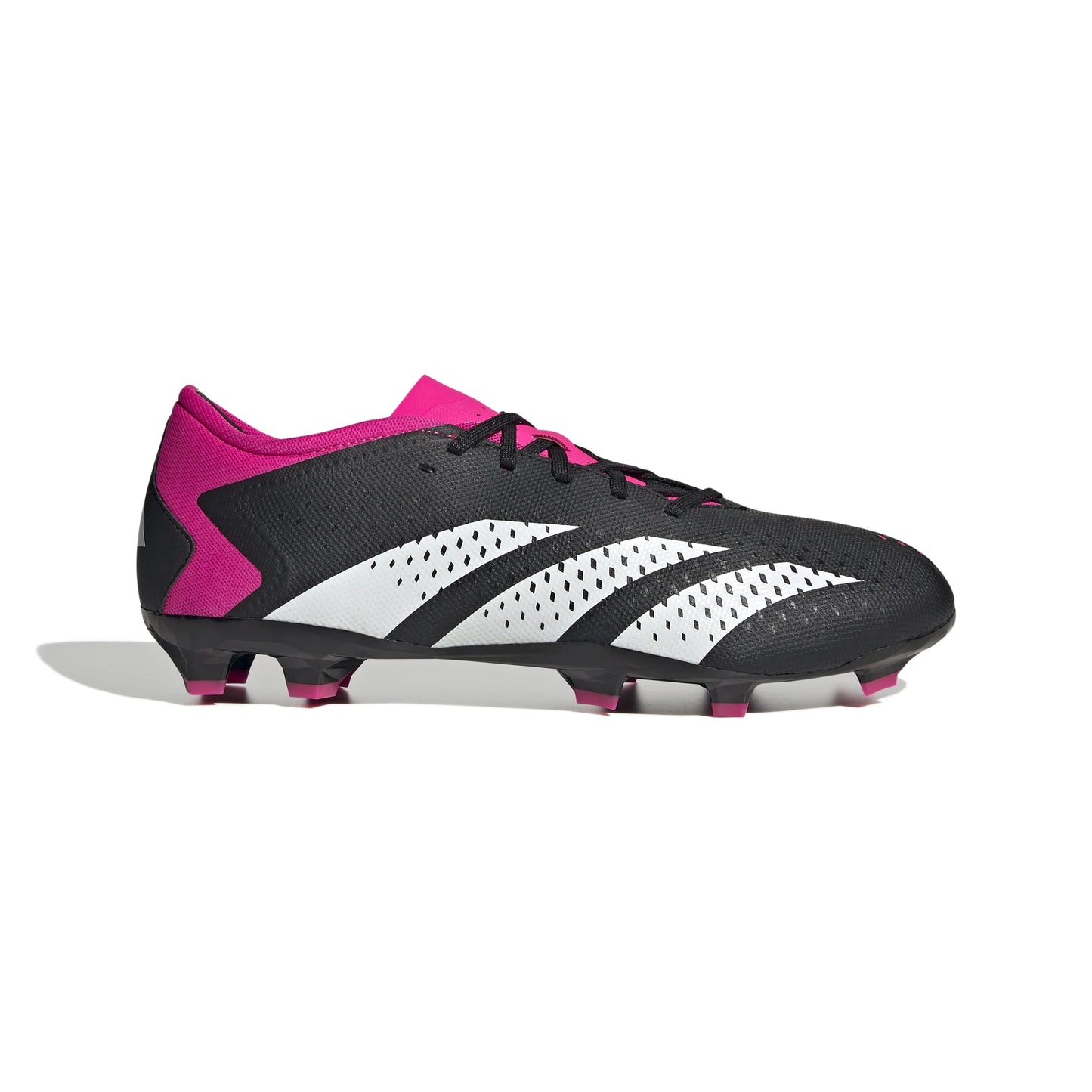 adidas Predator Accuracy3 Low FG Firm Ground Cleats Black White Pink
