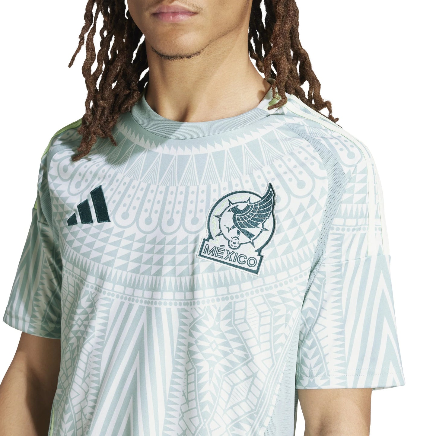 adidas Mexico Away Jersey 2024 Linen Green