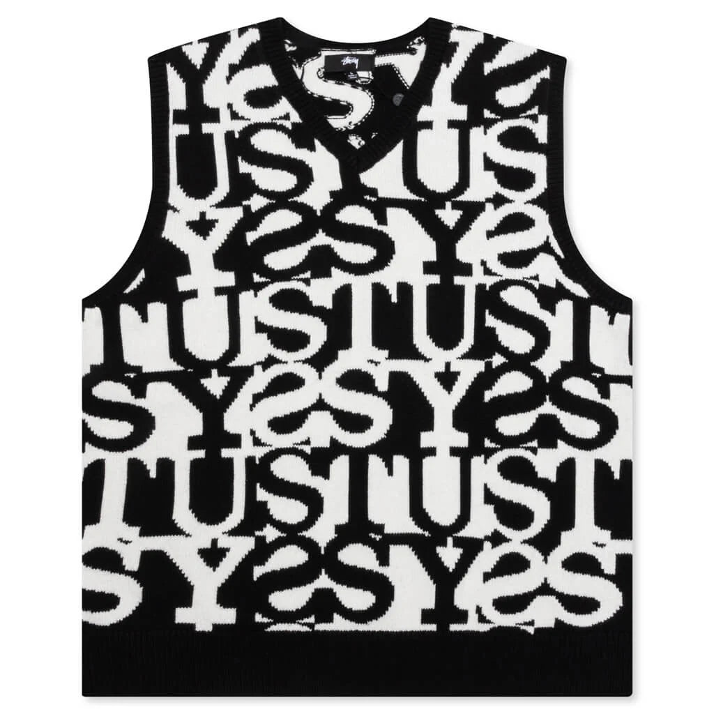 Stacked Sweater Vest Ivory