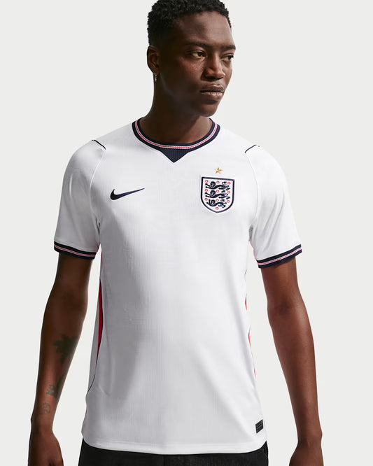 Nike England Home Mens Soccer Jersey 2026 White Speed Red Obsidian Obsidian