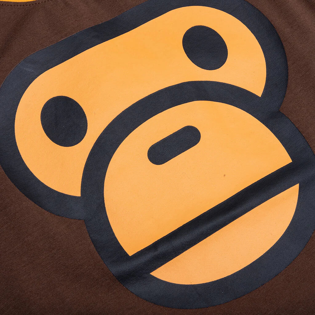 Kids Milo Face Tank Top Brown