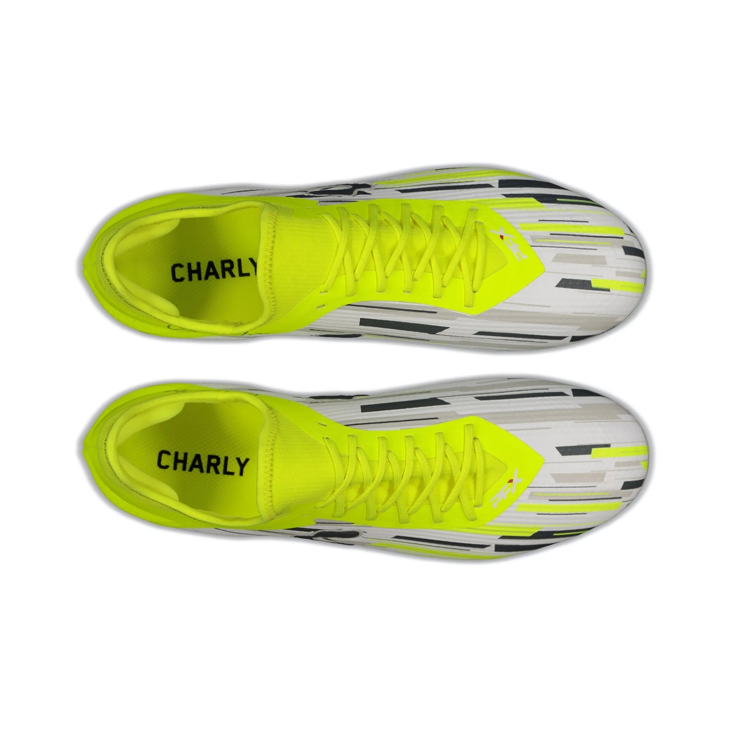 Charly Genesis PFX Soccer Cleats White Yellow