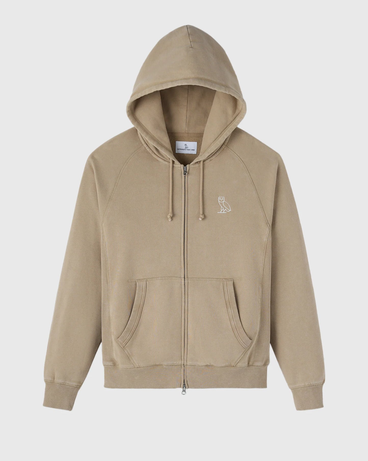 Muskoka Raglan Full Zip Hoodie Sandstone