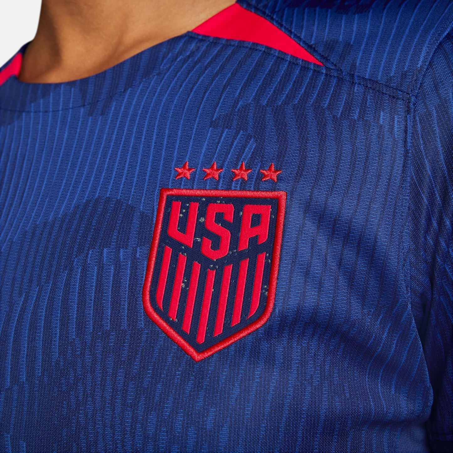 Nike USWNT 2023 Stadium Away Womens Jersey Royal Navy Red