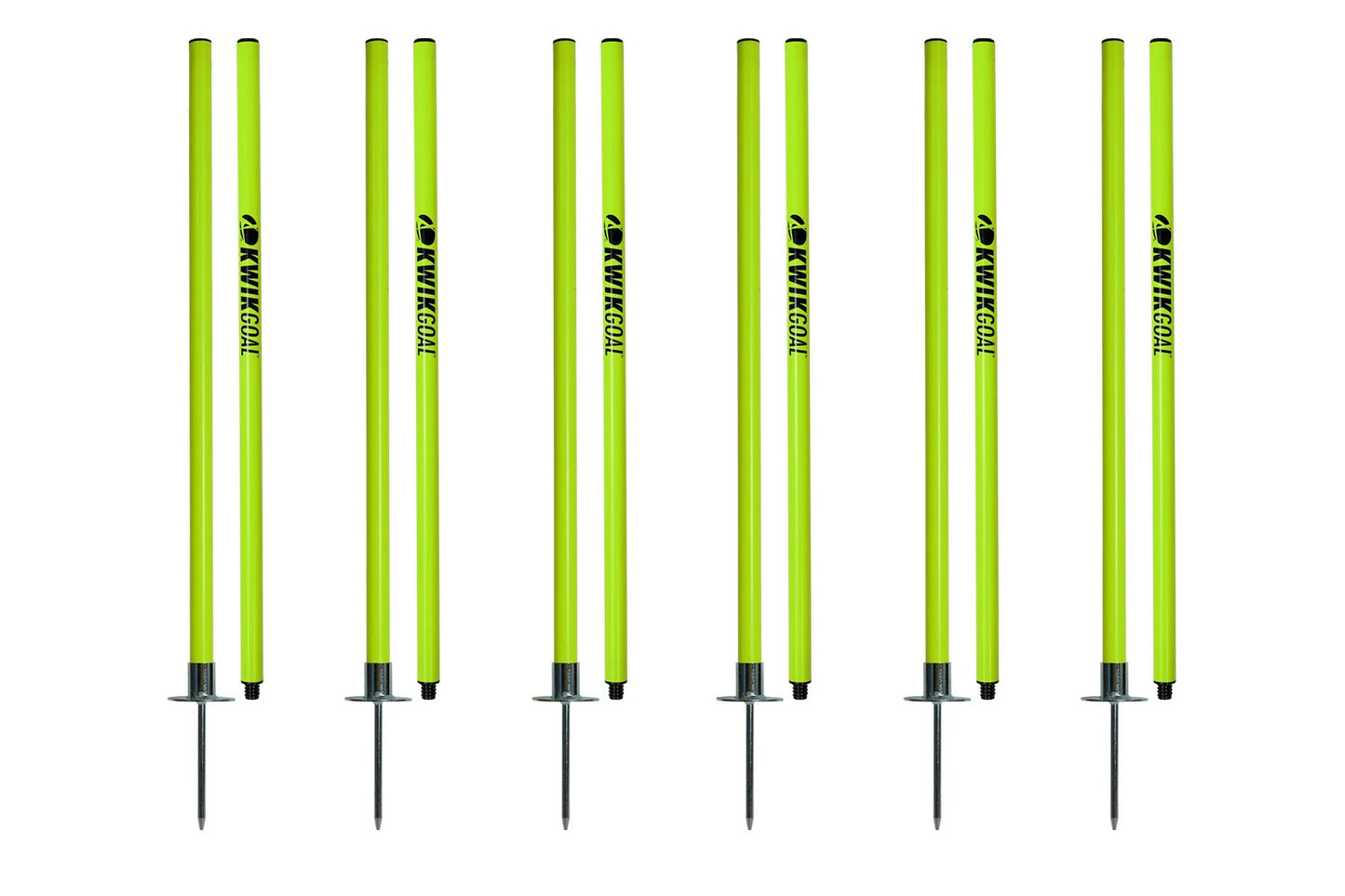 Kwik Goal Coaching Sticks 2 GO Green