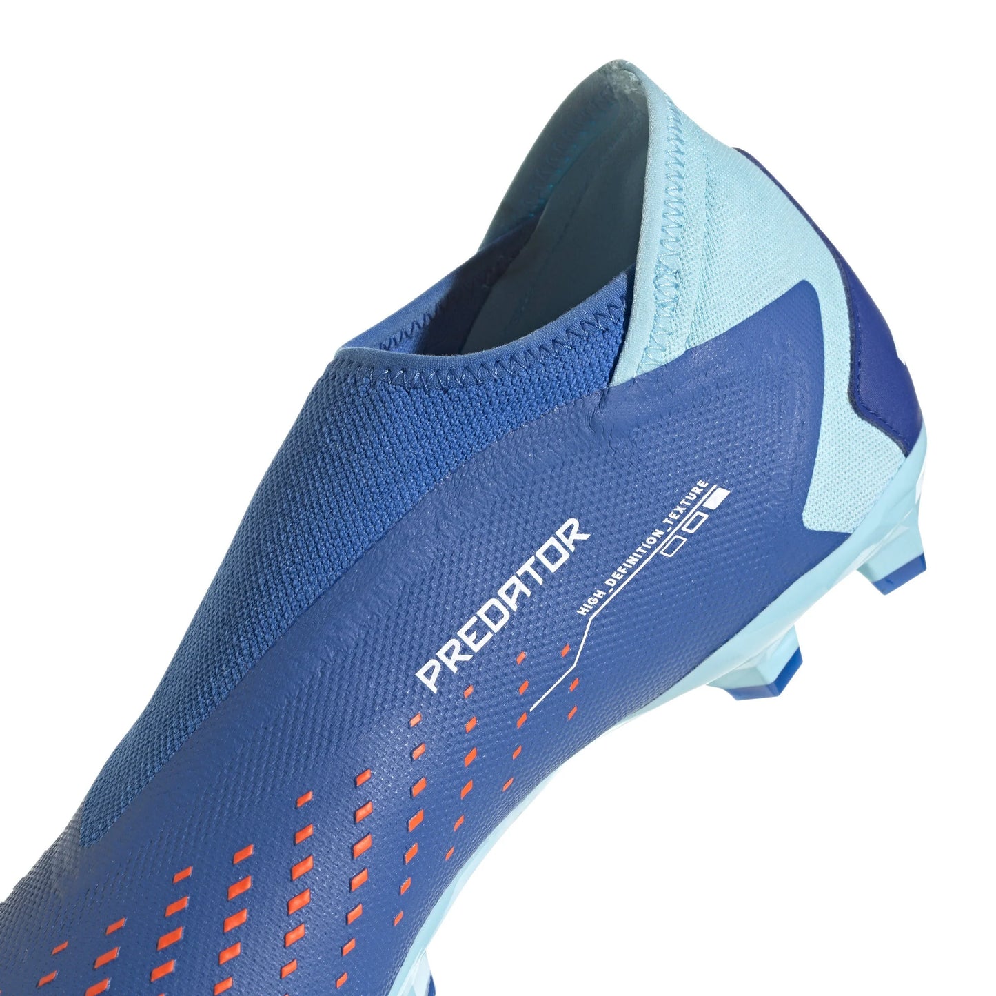 adidas Predator Accuracy3 Laceless FG Firm Ground Soccer Cleats Bright Royal Cloud White Bliss Blue