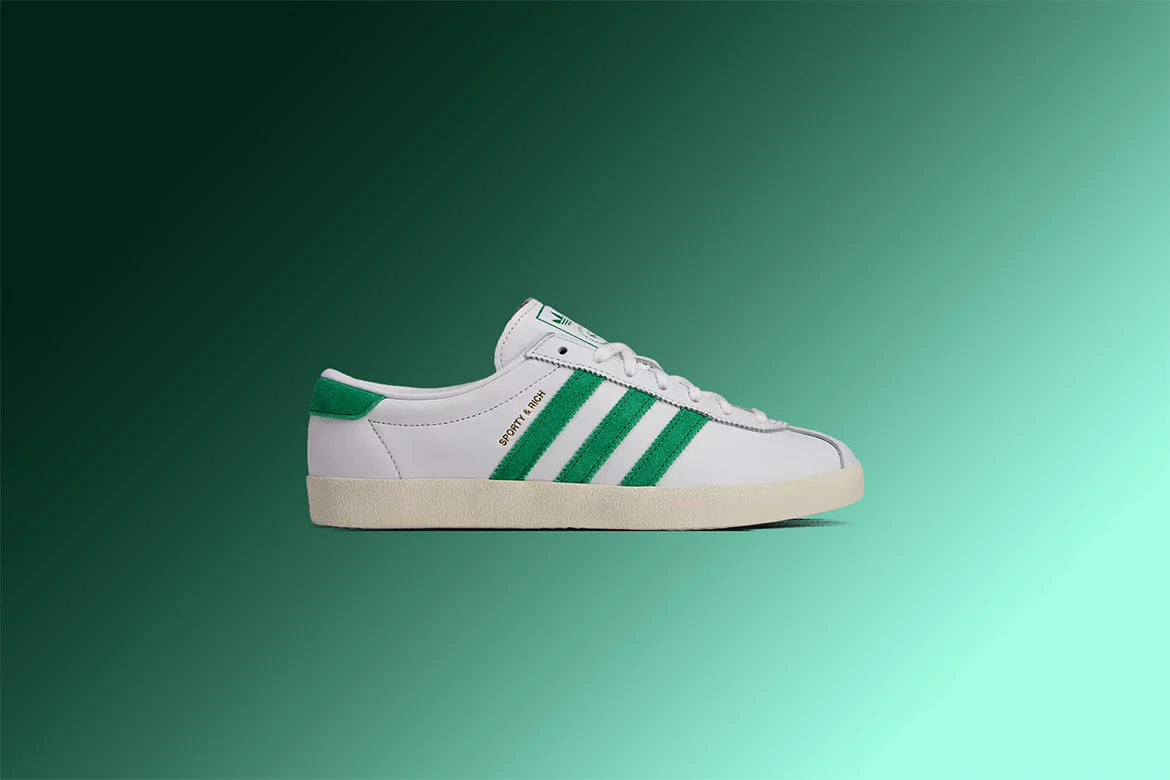 Adidas x Sporty Rich Womens Blanc Cloud White Off White Court Green