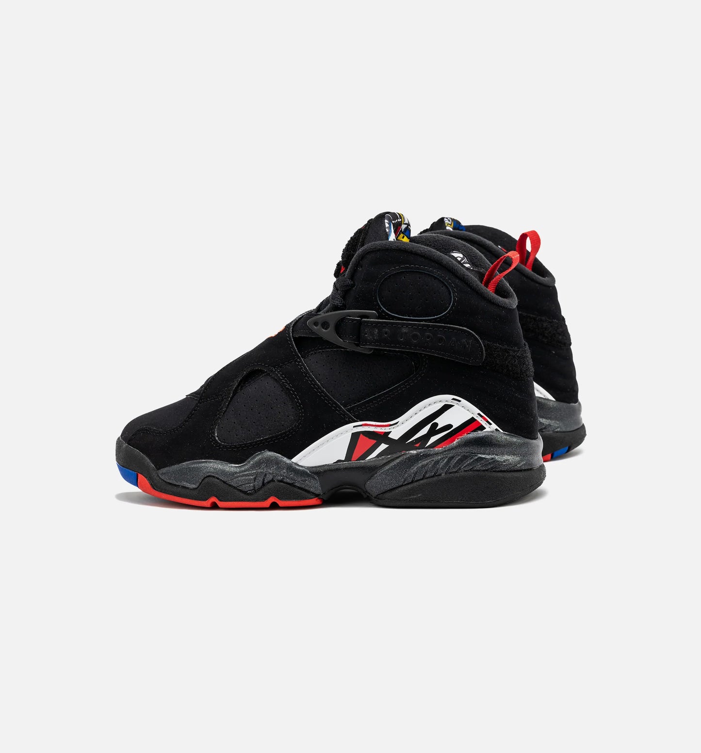 Air Jordan 8 Retro Playoffs Grade School Lifestyle Shoe Black