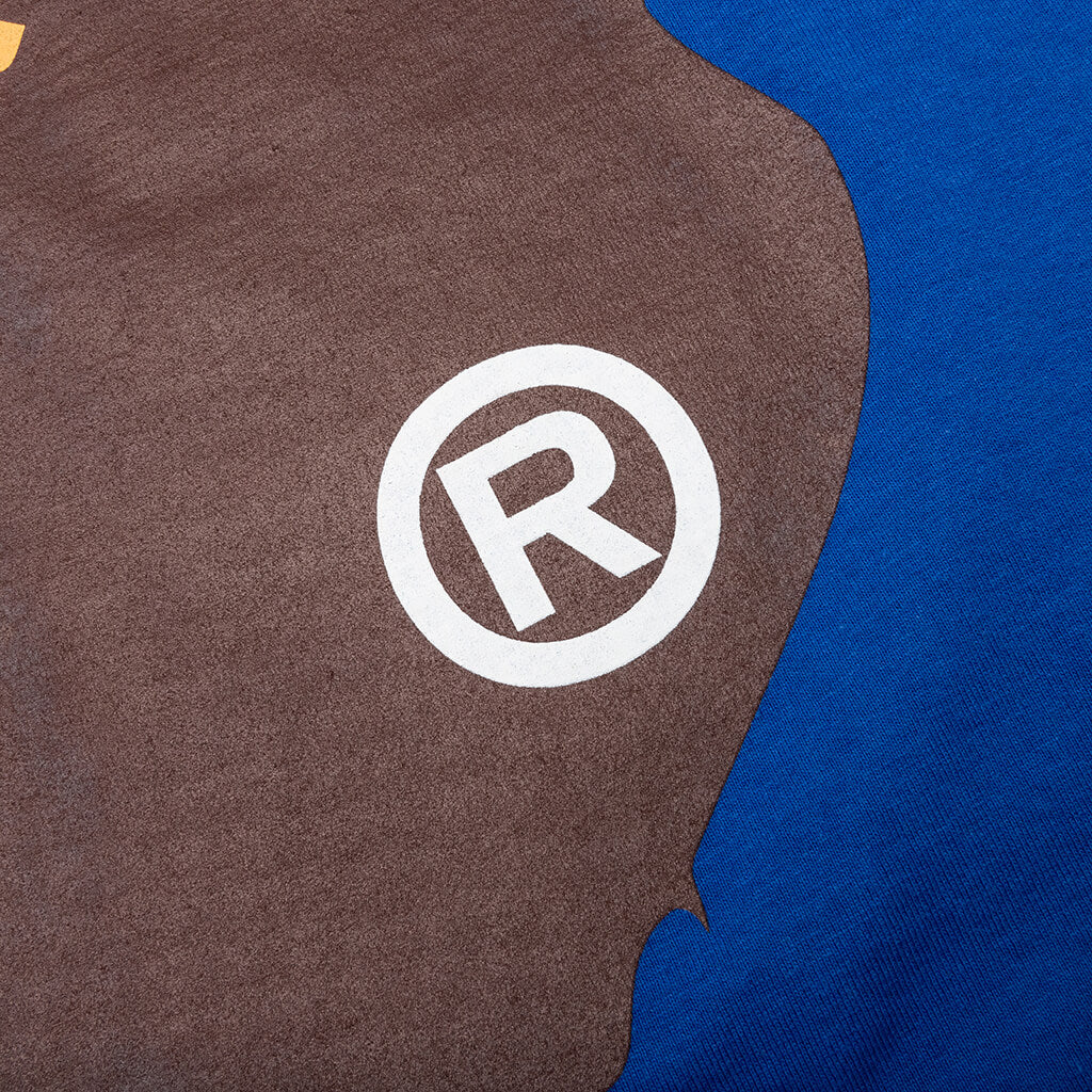 Big Ape Head Tee Blue