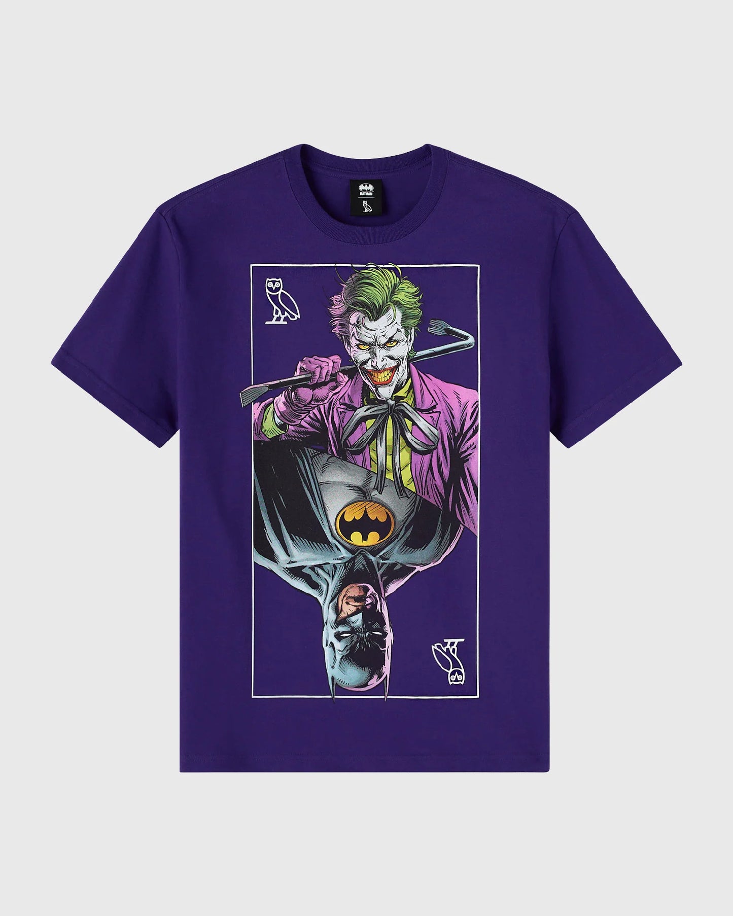 Batman The Joker Mirror Tee Purple