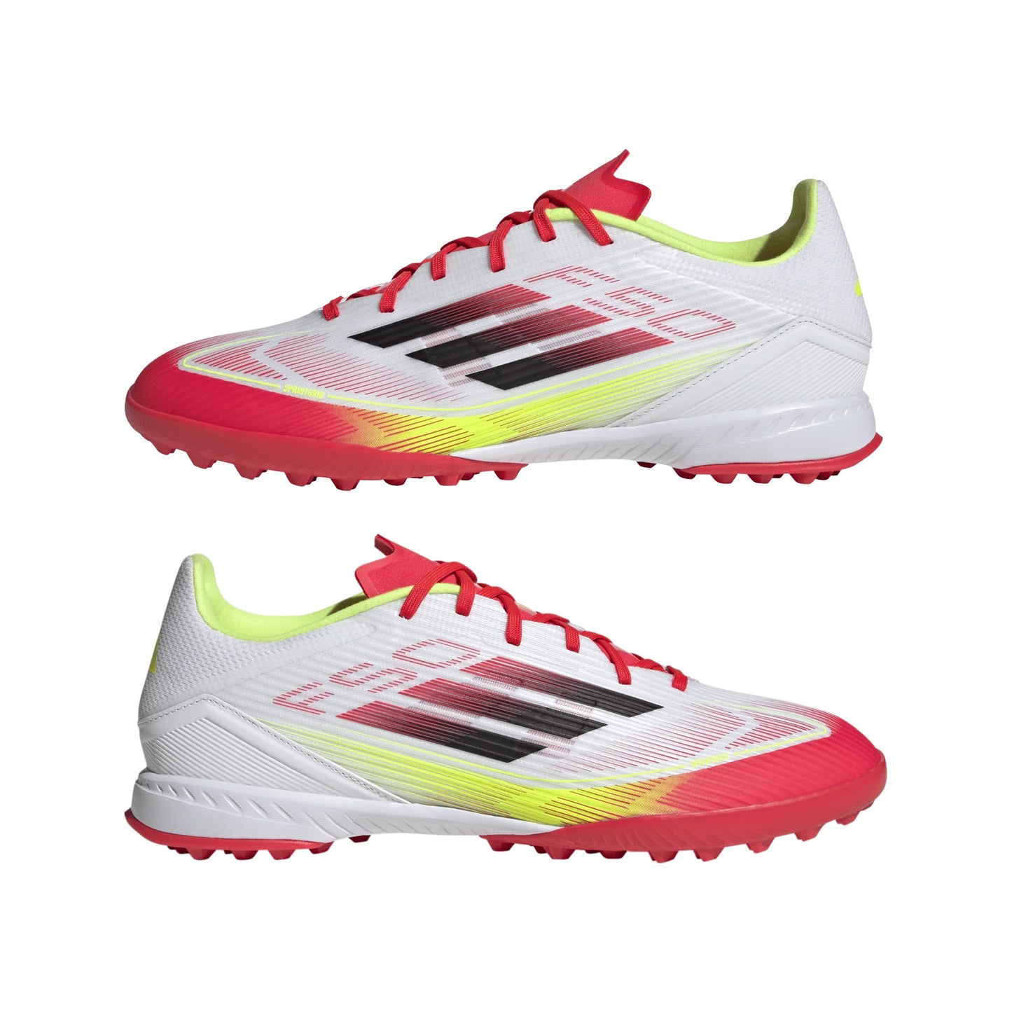 adidas F50 League Turf Boots White Black