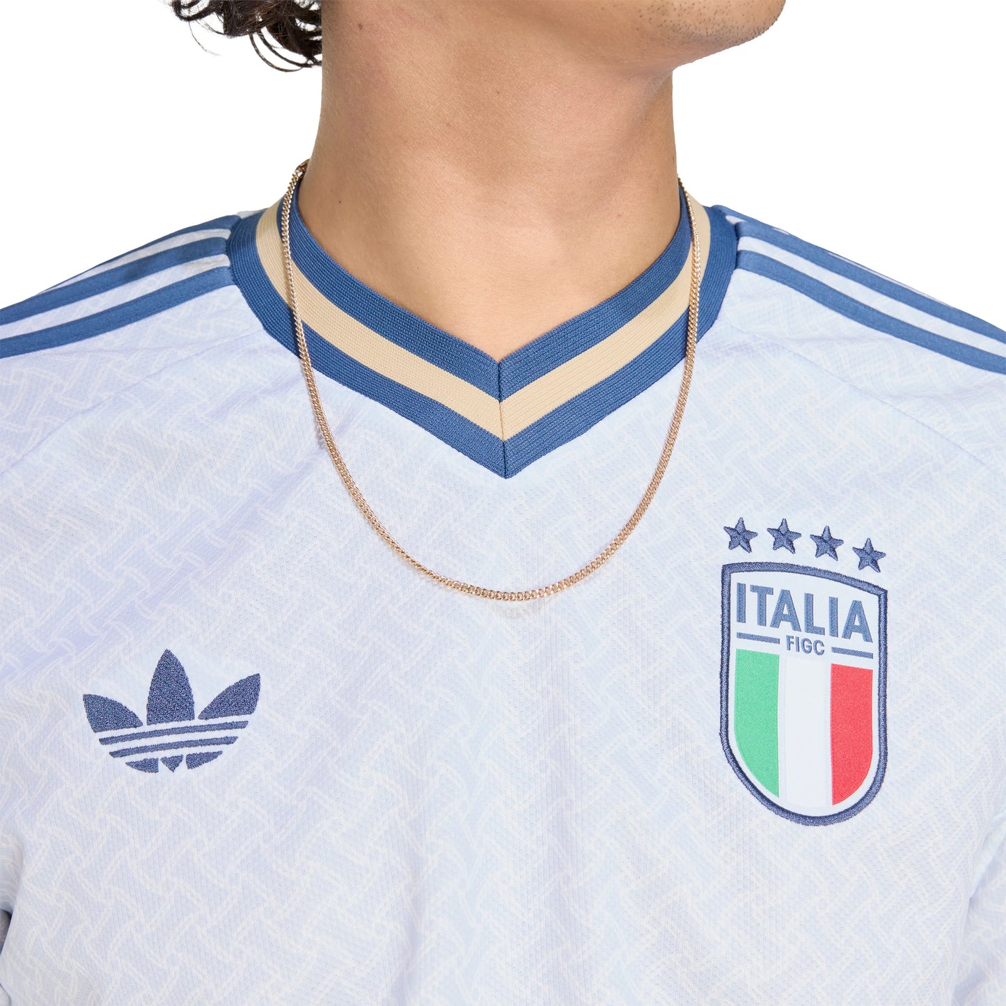 adidas Italy Away Mens Soccer Jersey 2026 Blue