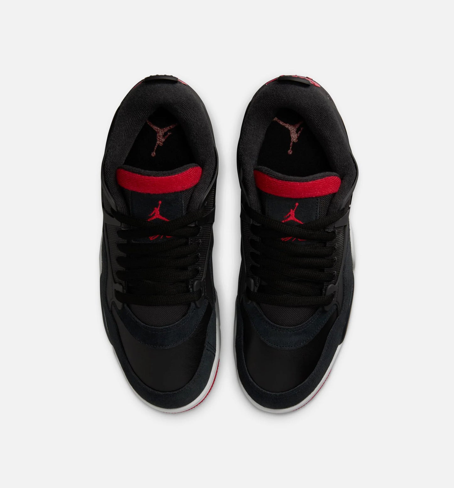 Air Jordan 4 RM Mens Lifestyle Shoe Black Wolf Grey White Varsity Red