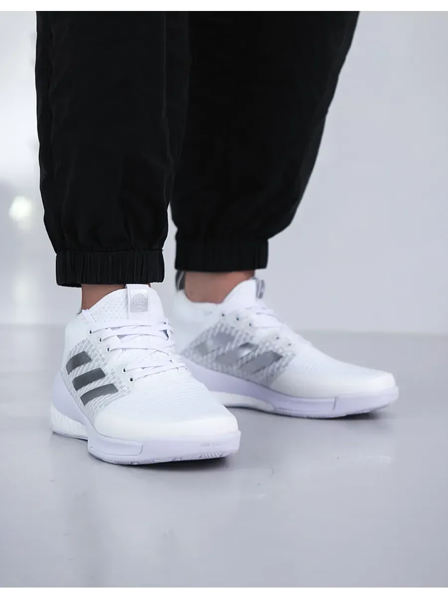 Tênis Adidas Crazyflight Mid Branco Prata