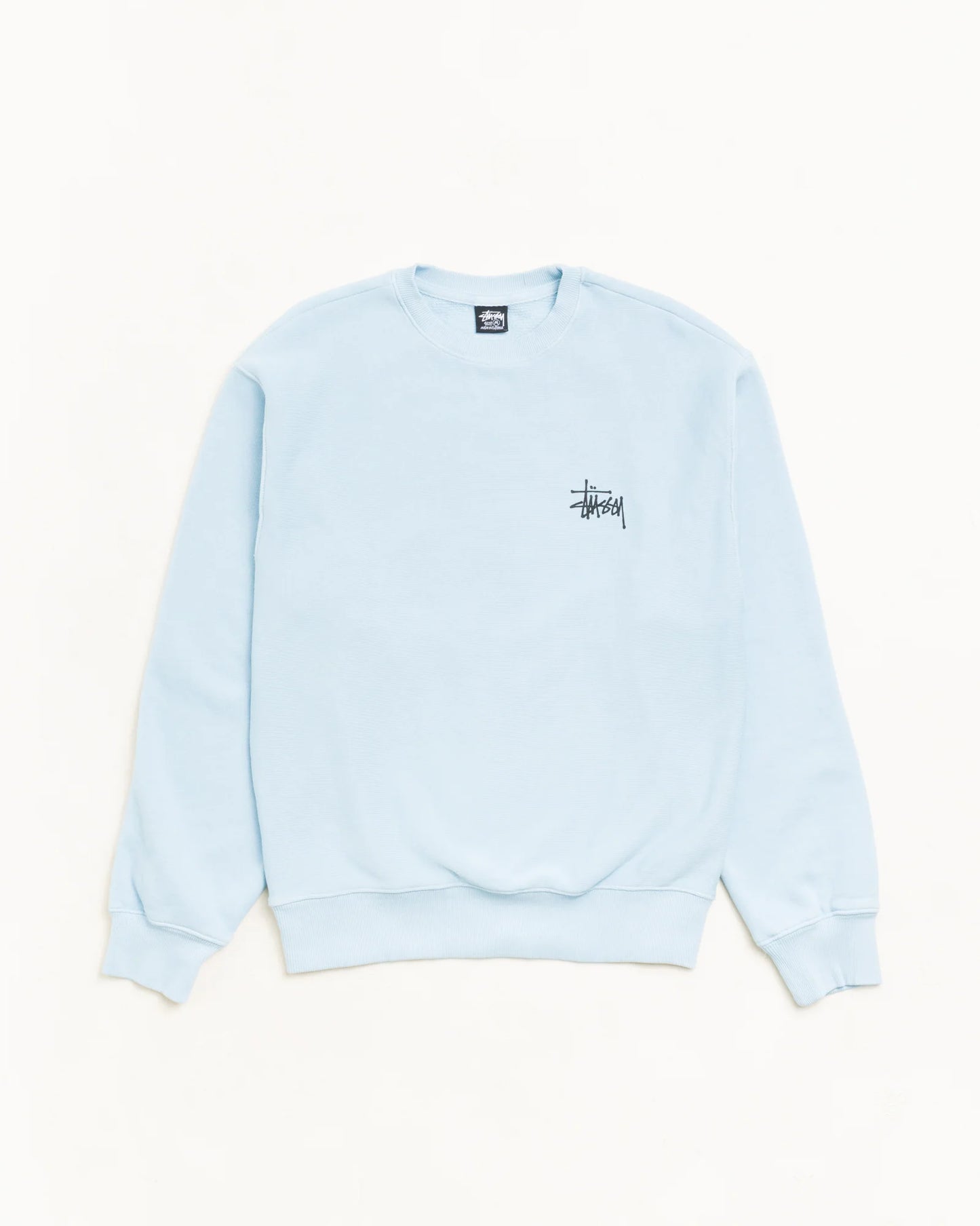 BASIC STÜSSY CREW GARMENT DYED