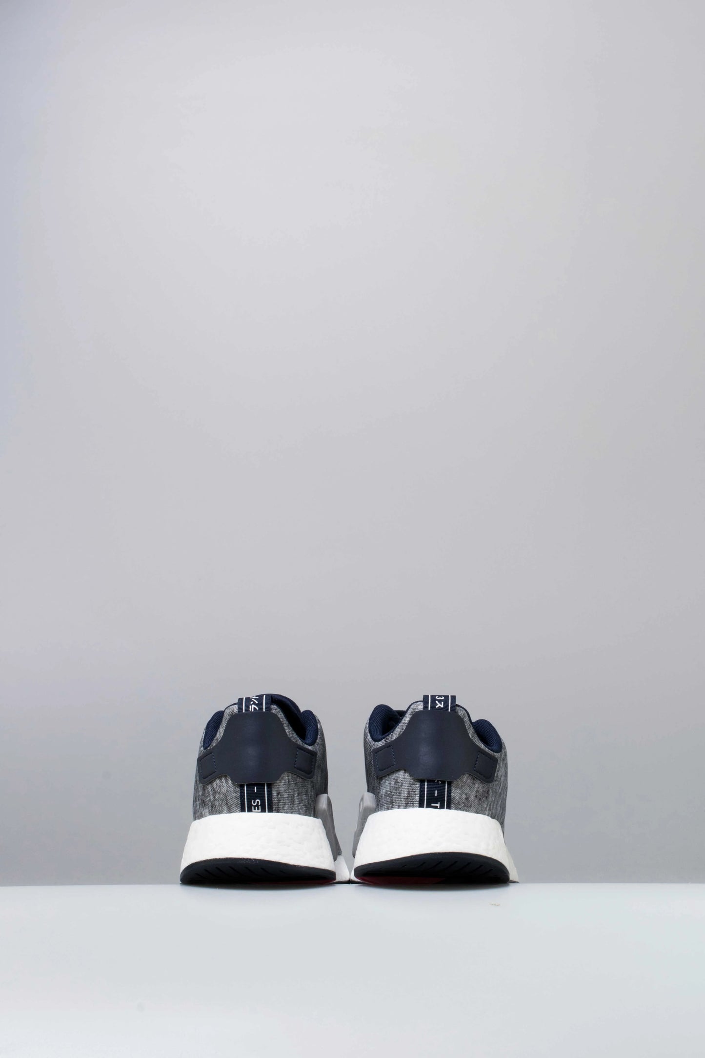 Us Sons NMD R2 Mens Shoe Core Heather Grey Matte Silver Running White