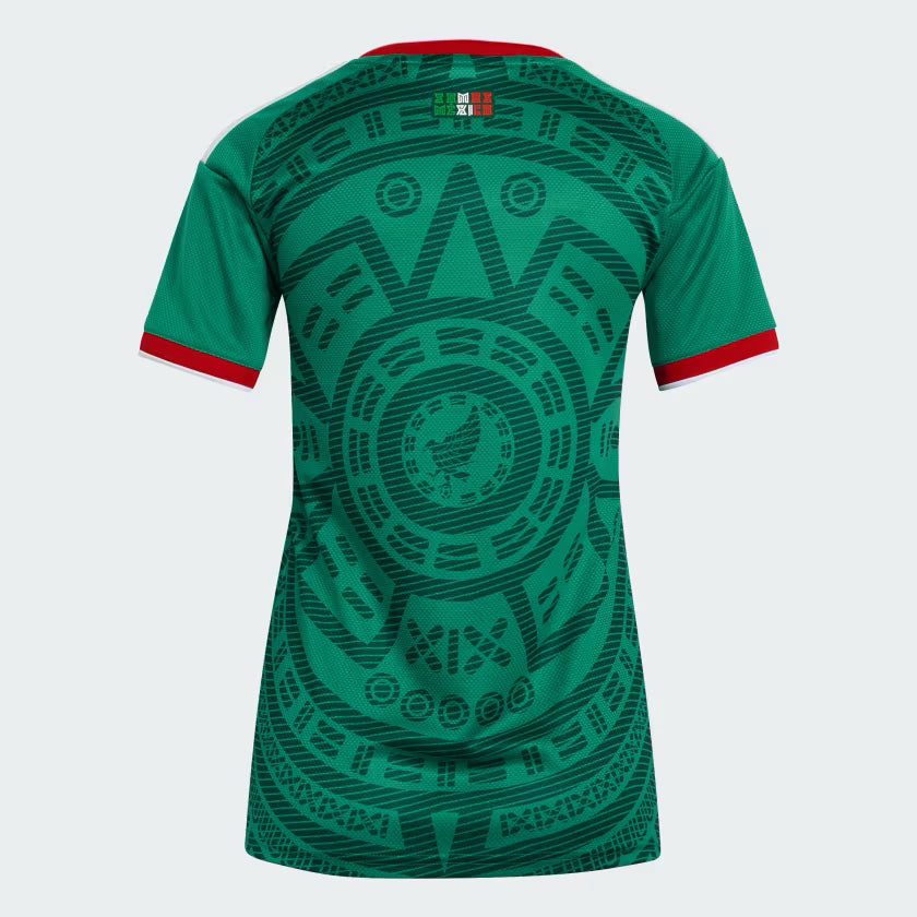 adidas Mexico Home Womens Soccer Jersey 26 Green