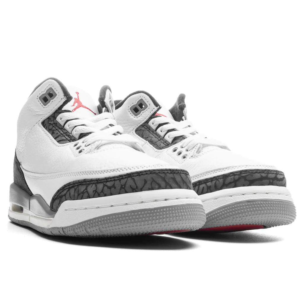 Air Jordan 3 Retro PS Summit White Fire Red Cement Grey
