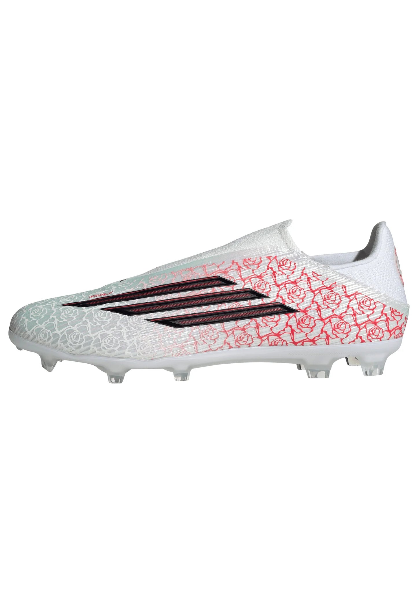 adidas F50 League Laceless FG MG Firm Ground Multi Ground Mens Soccer Cleats White Black Red