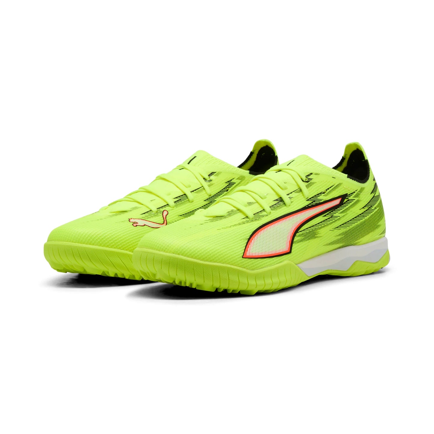 PUMA Ultra 6 Match TT Turf Mens Soccer Cleats Yellow Black Red