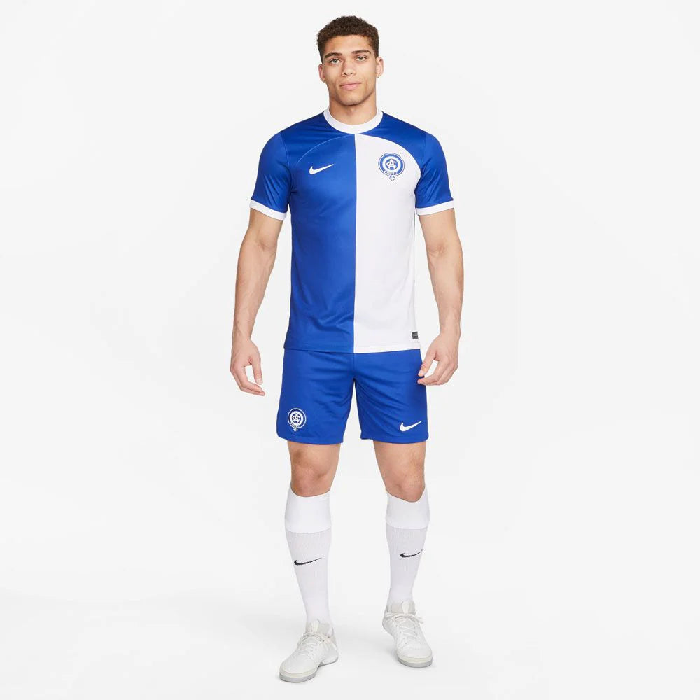 Nike Mens Atletico Madrid 2023 24 Stadium Away Jersey Old Royal White