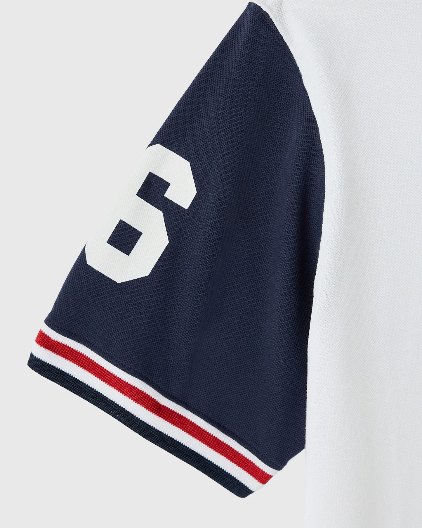 Quarter Zip Short Sleeve Polo White