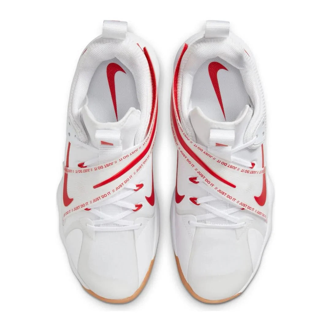 Tênis Nike React HyperSet 1 Vôlei Branco Vermelho