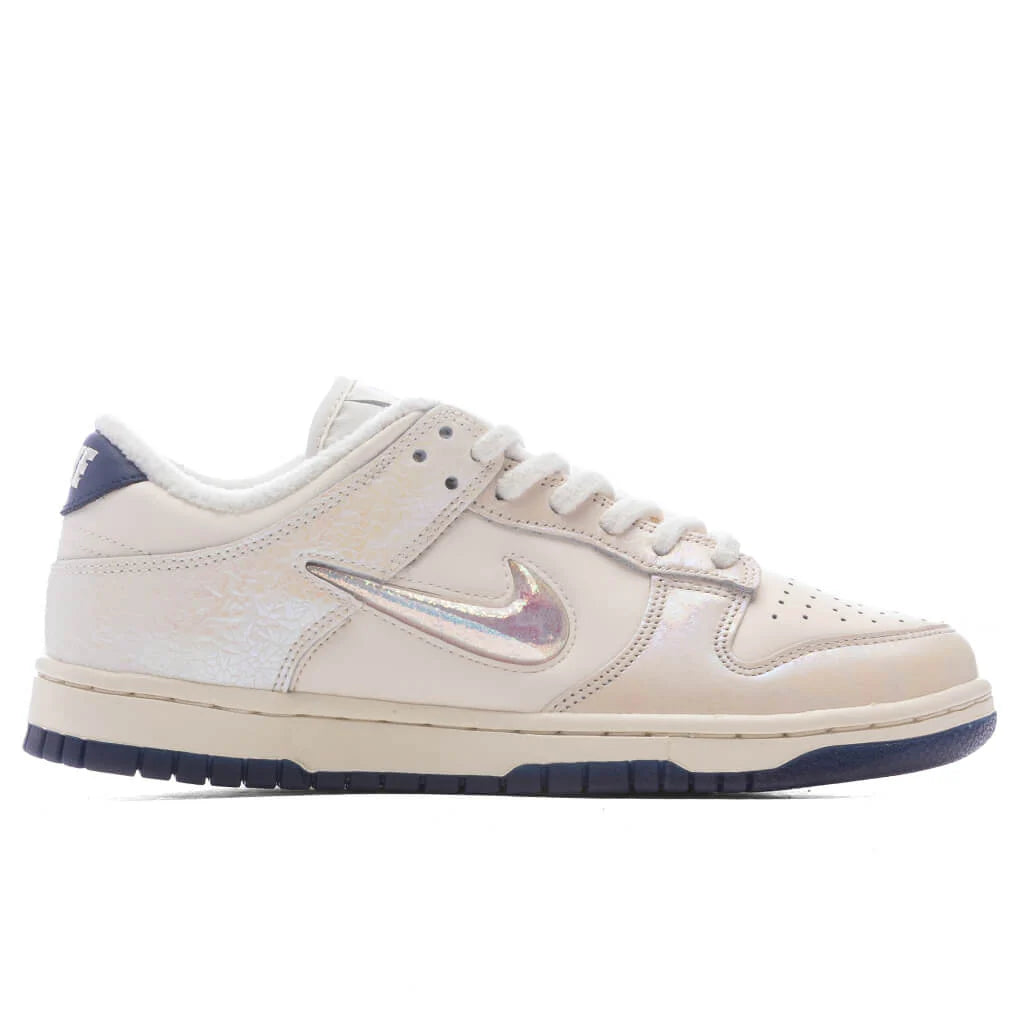 Womens Dunk Low Soft Pearl Multi Midnight Navy