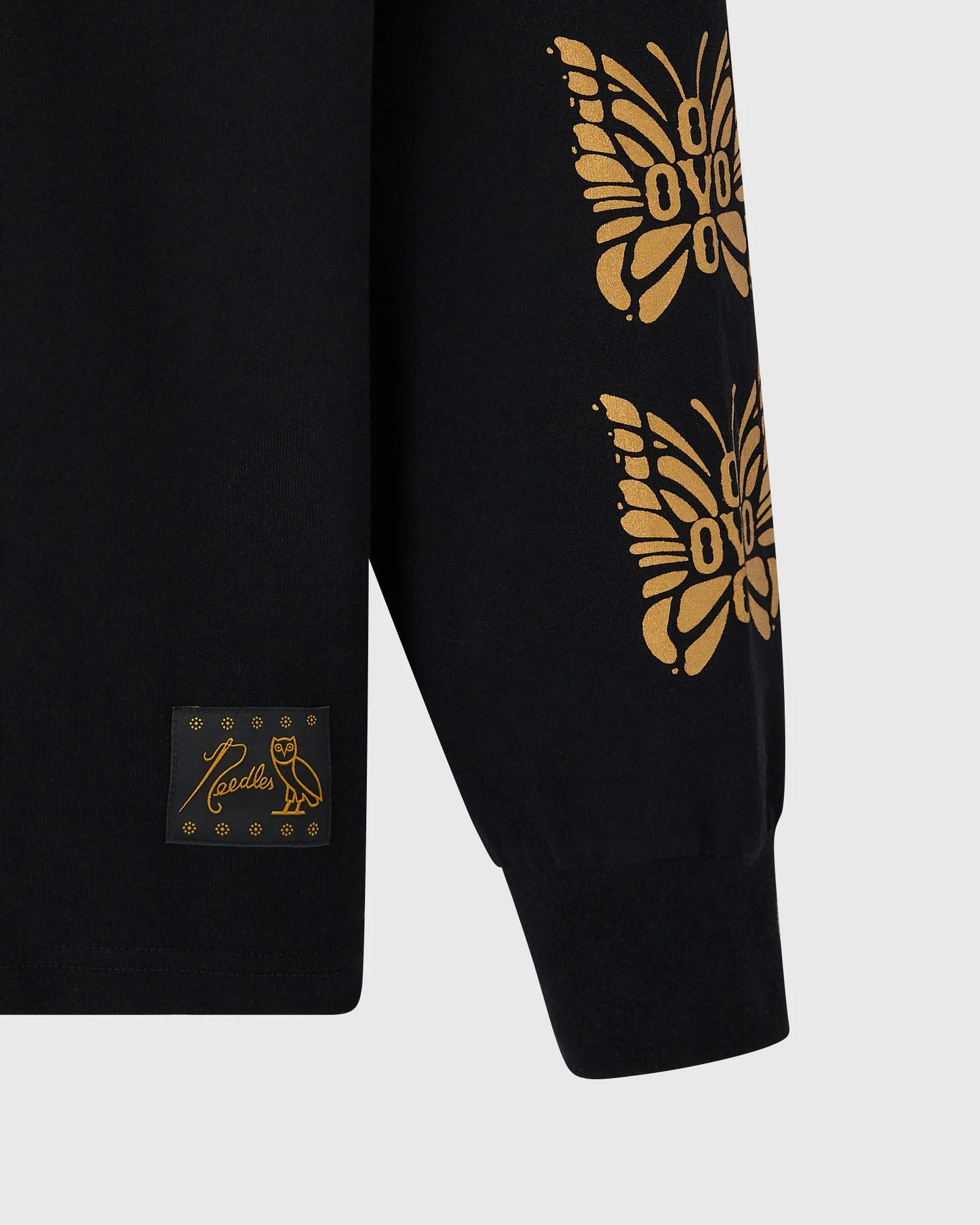 NEEDLES Papillon Long Sleeve Tee Black