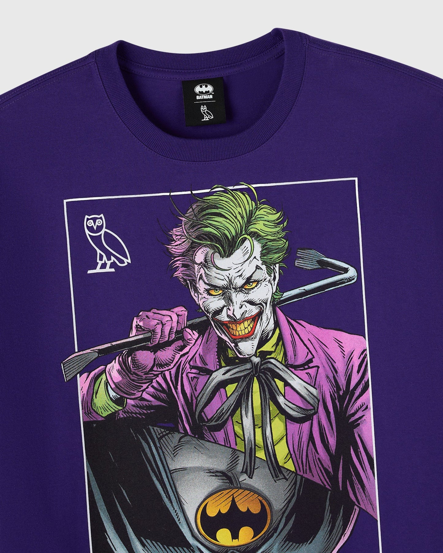 Batman The Joker Mirror Tee Purple