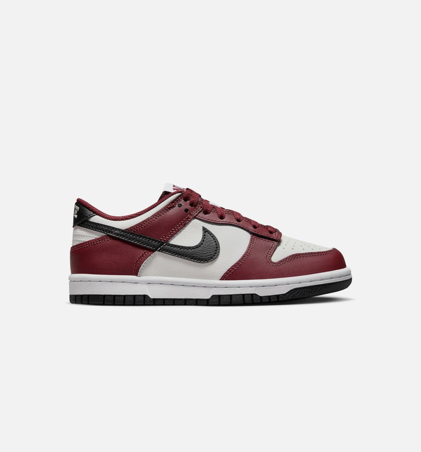 Dunk Low Grade School Lifestyle Shoe Dark Team Red White Black
