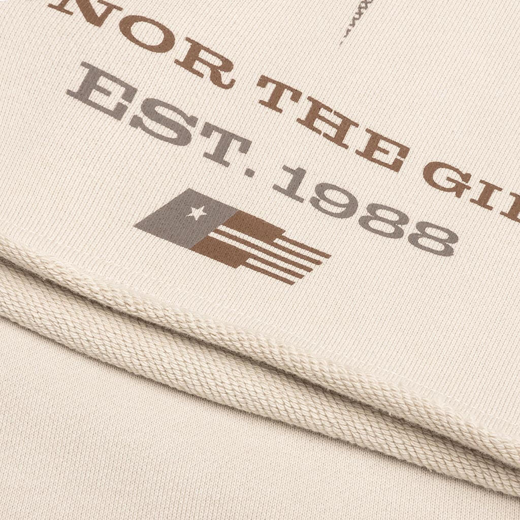 Holiday HTG Raw Edge Pullover Bone