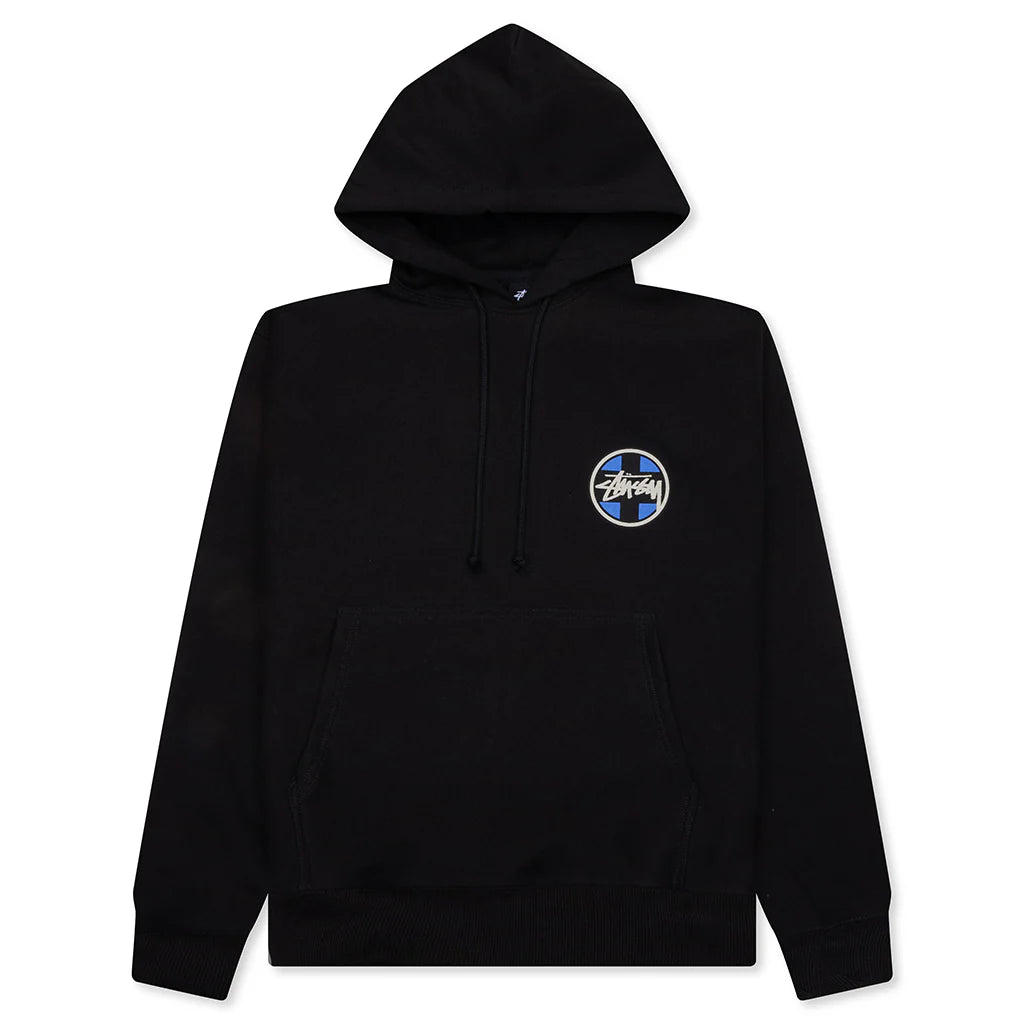 Cross Dot Hoodie Black