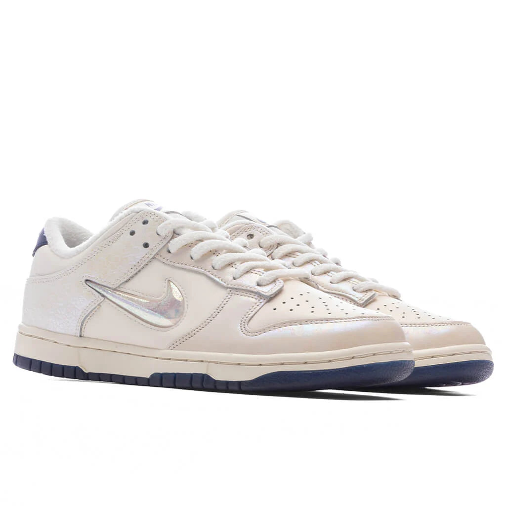 Womens Dunk Low Soft Pearl Multi Midnight Navy