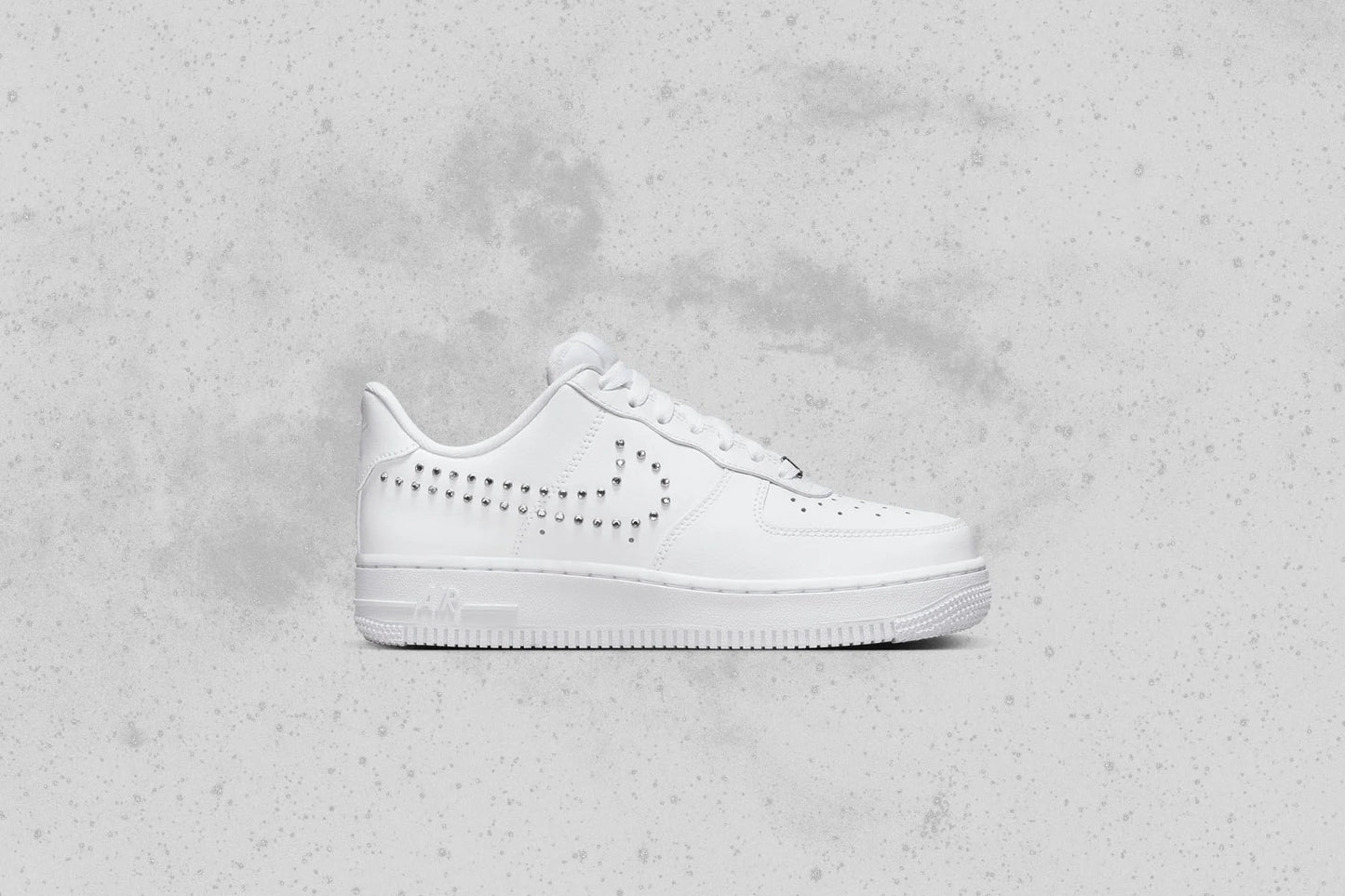 Womens Air Force 1 07 White Chrome Metallic Silver