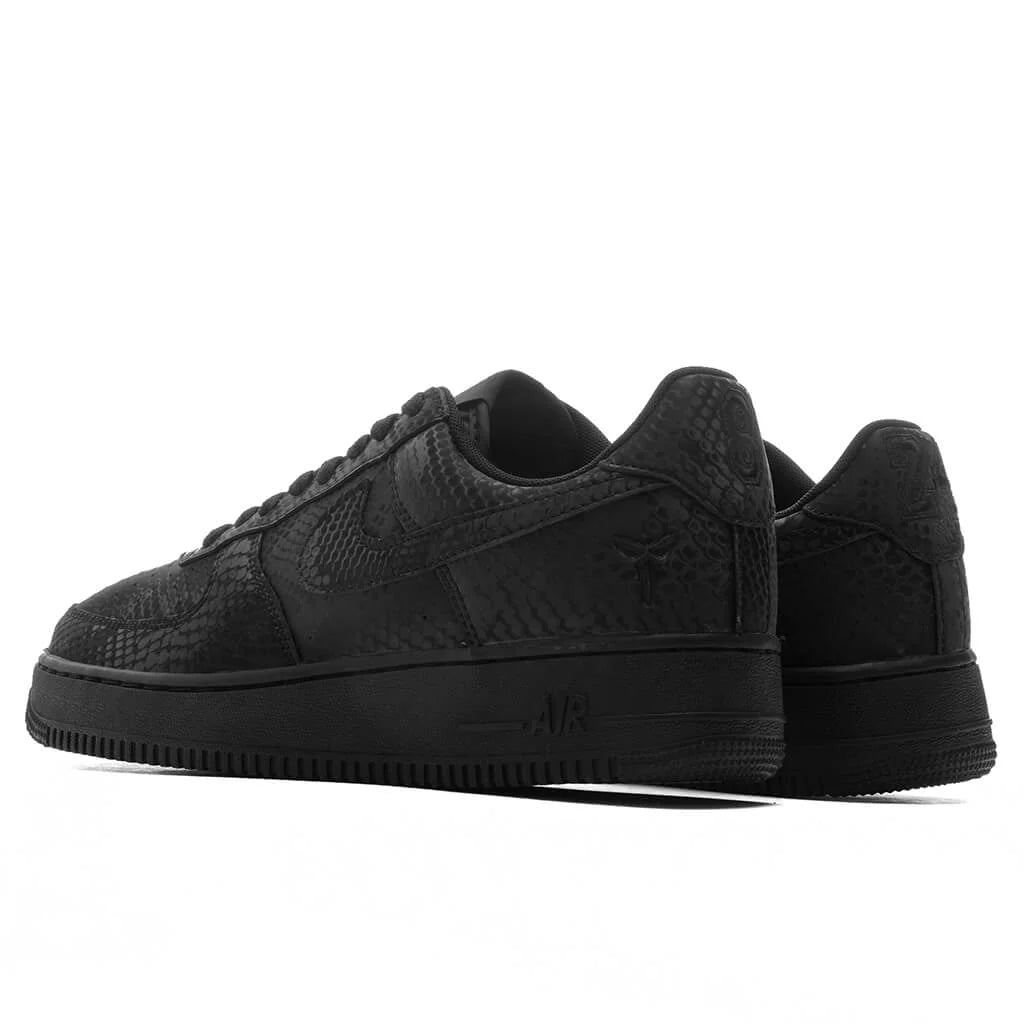 Nike x Kobe Bryant Air Force 1 Low Triple Black Black Black