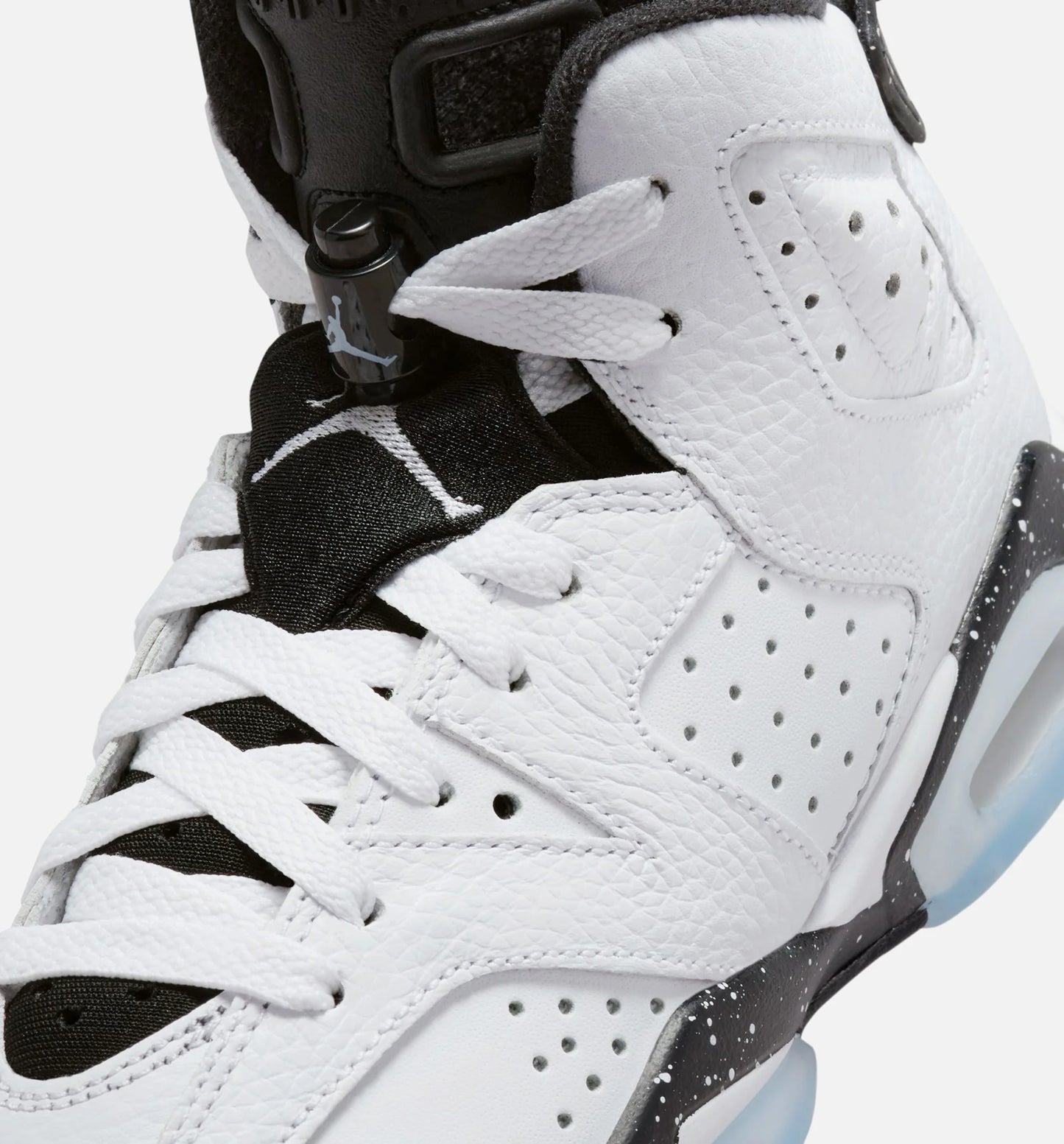 Air Jordan 6 Retro White Black Grade School Lifestyle Shoe White Black