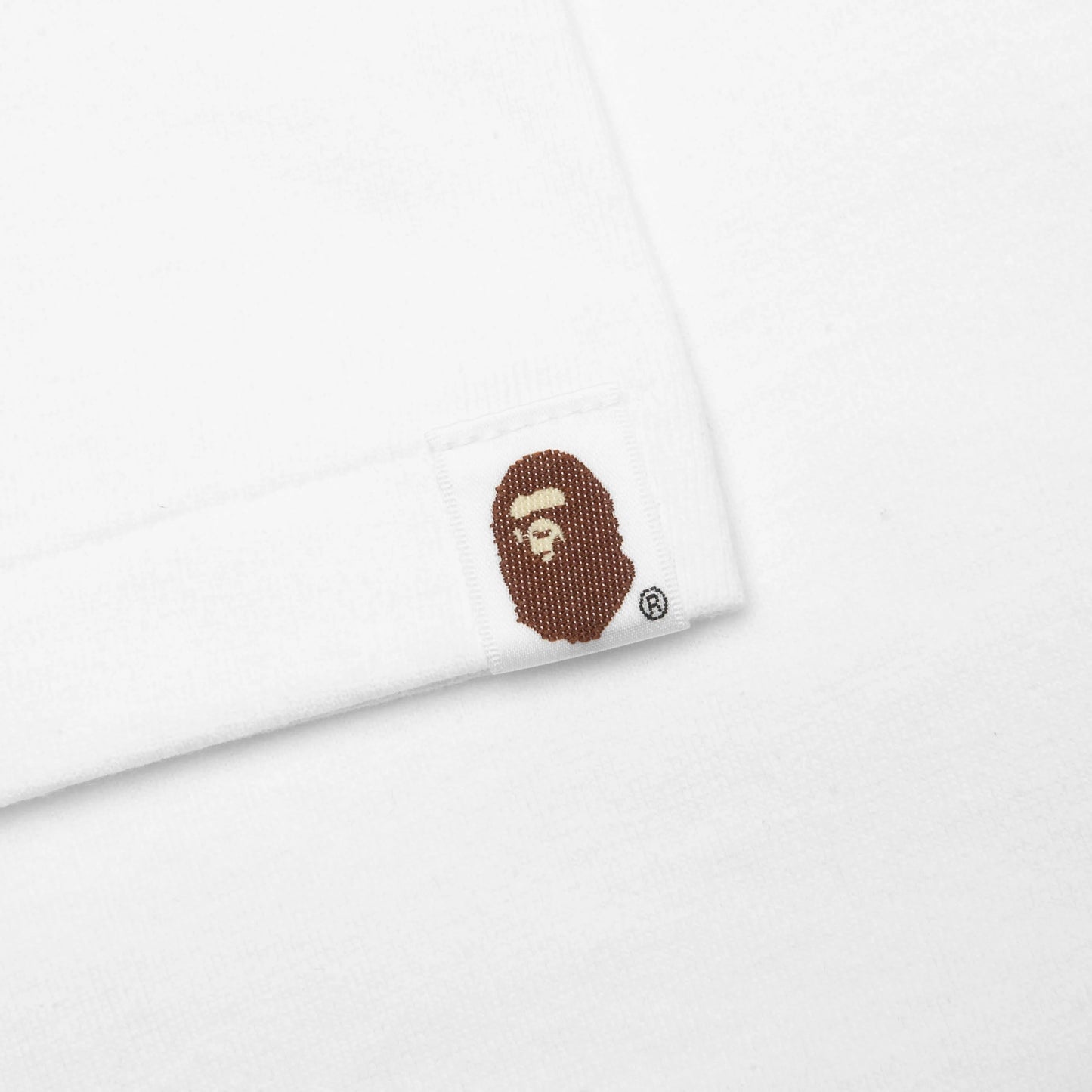 Color Camo Milo on Big Ape Tee White Red