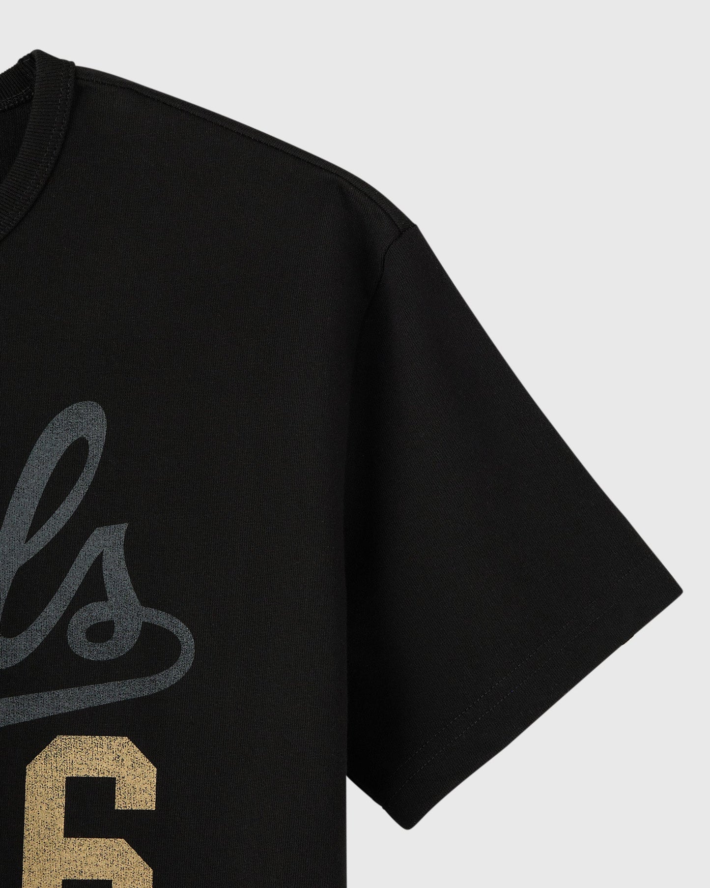 Owls Script Tee Black