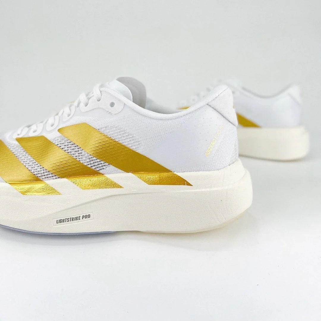 Tênis Adidas Adizero Evo SL Branco Dourado
