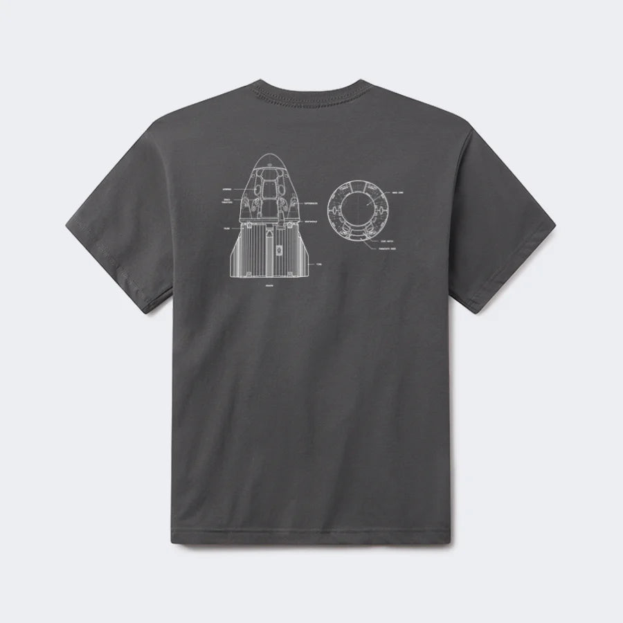 UNISEX DRAGON SCHEMATIC T SHIRT