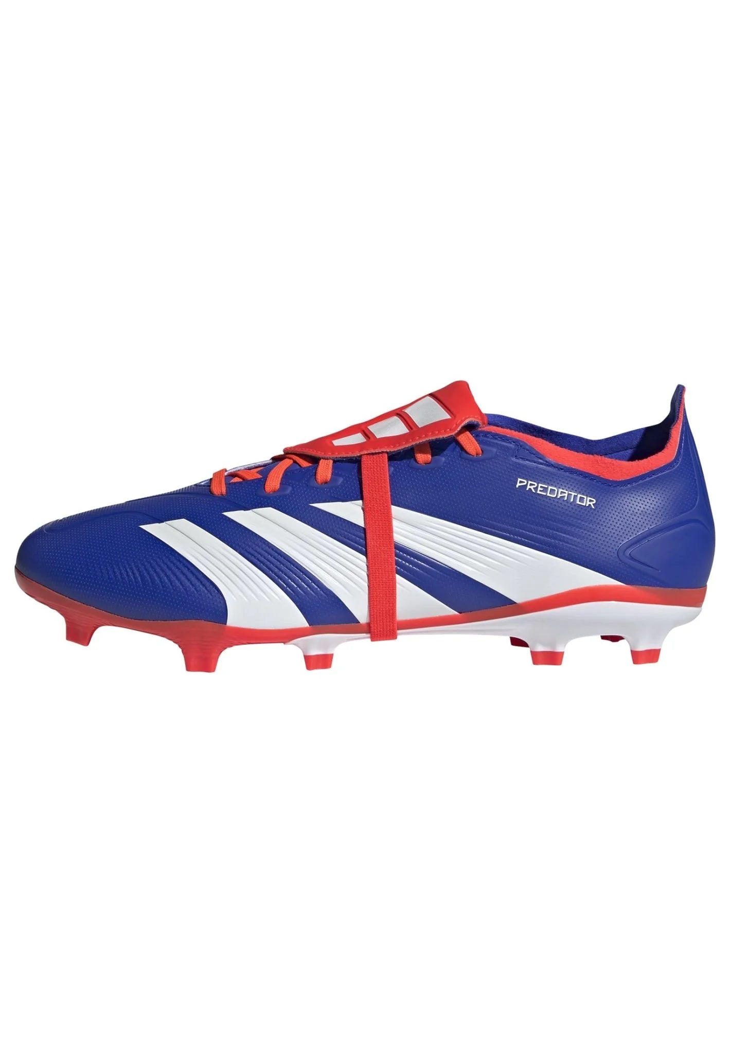 adidas Predator League FT FG Firm Ground Cleats Lucid Blue White Solar Red