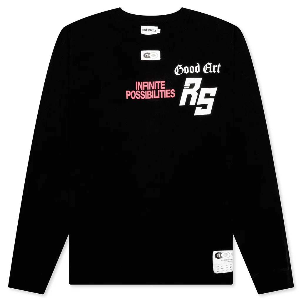 Race Service x Goodart L S T Shirt Black
