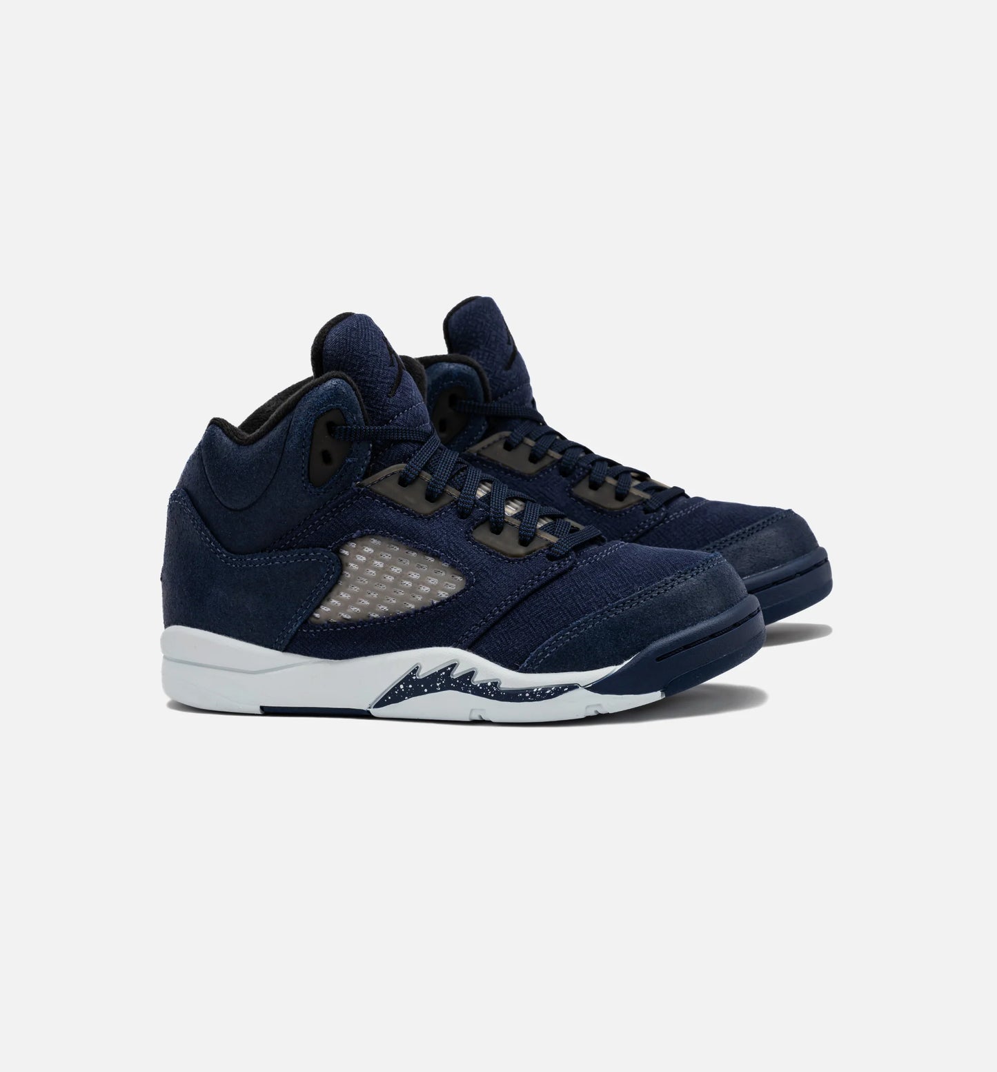 Air Jordan 5 Retro Midnight Navy Preschool Lifestyle Shoe Midnight Navy Black Football Grey