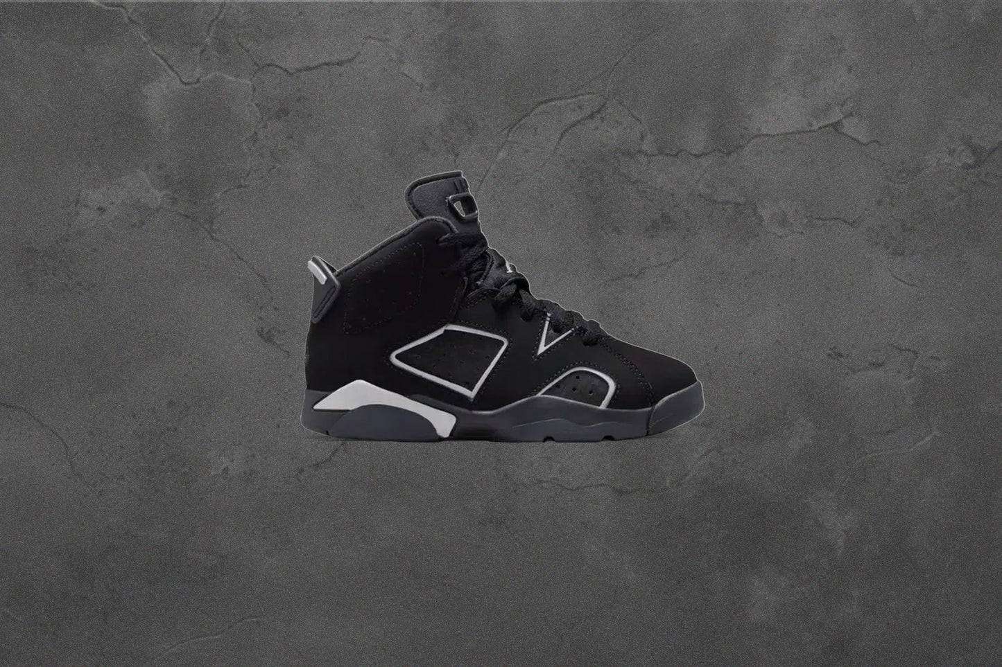 Air Jordan 6 Retro Cap and Gown PS Black Reflect Silver Black