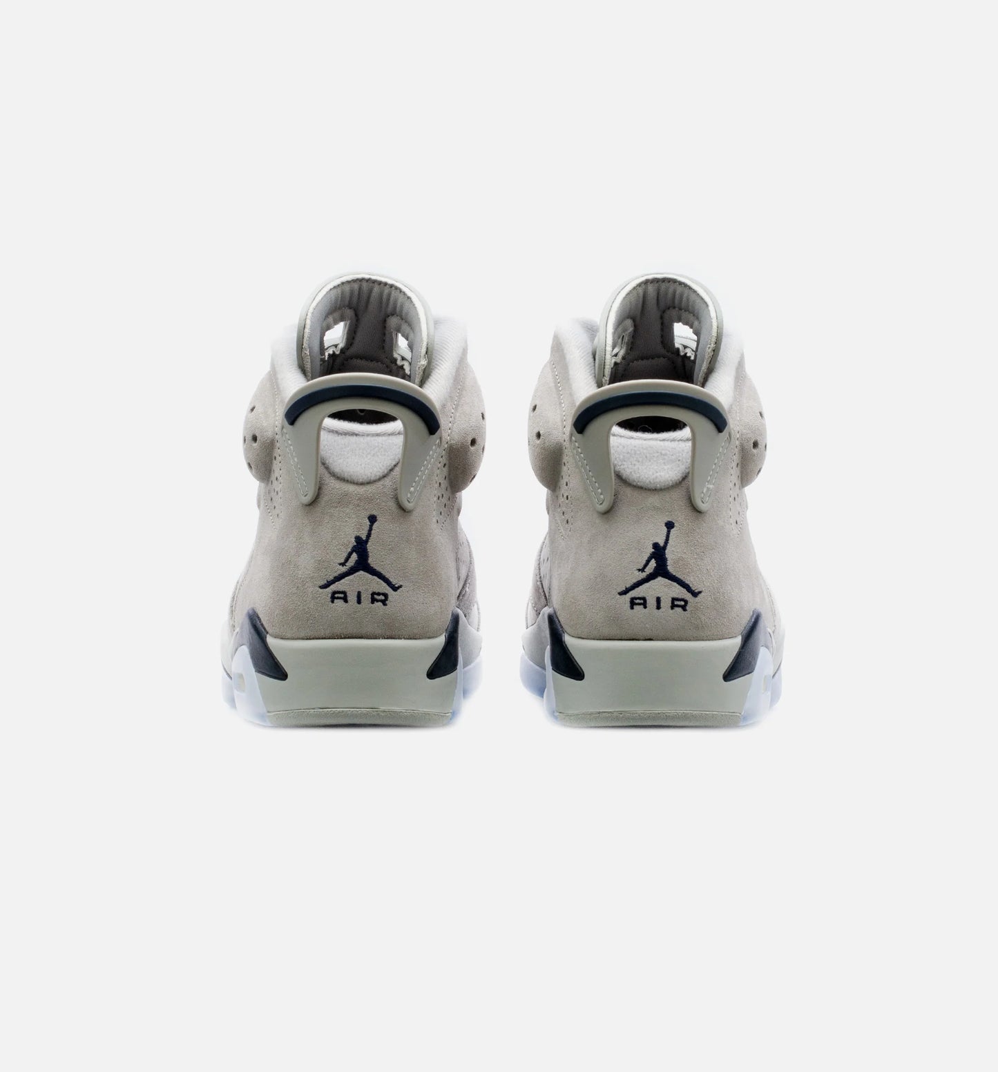 Air Jordan 6 Retro Georgetown Mens Lifestyle Shoe Grey Navy Blue Free Shipping