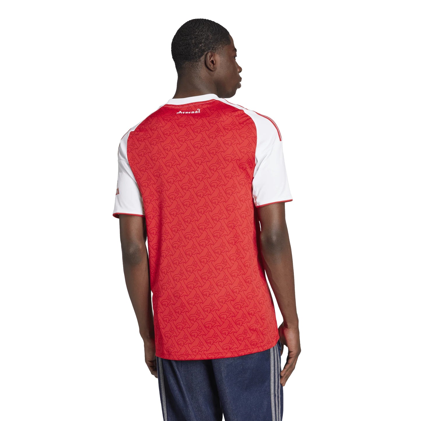 adidas Mens Arsenal Home Jersey 25 26 Scarlet White