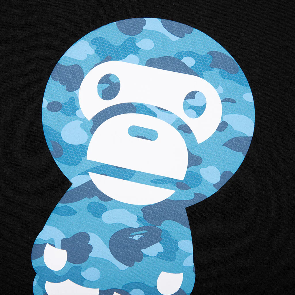Honeycomb Camo Baby Milo Tee Black Blue