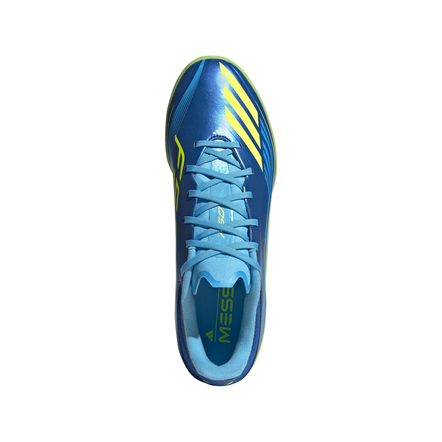 adidas F50 Messi League TF Mens Soccer Cleats Royal Blue Yellow Blue